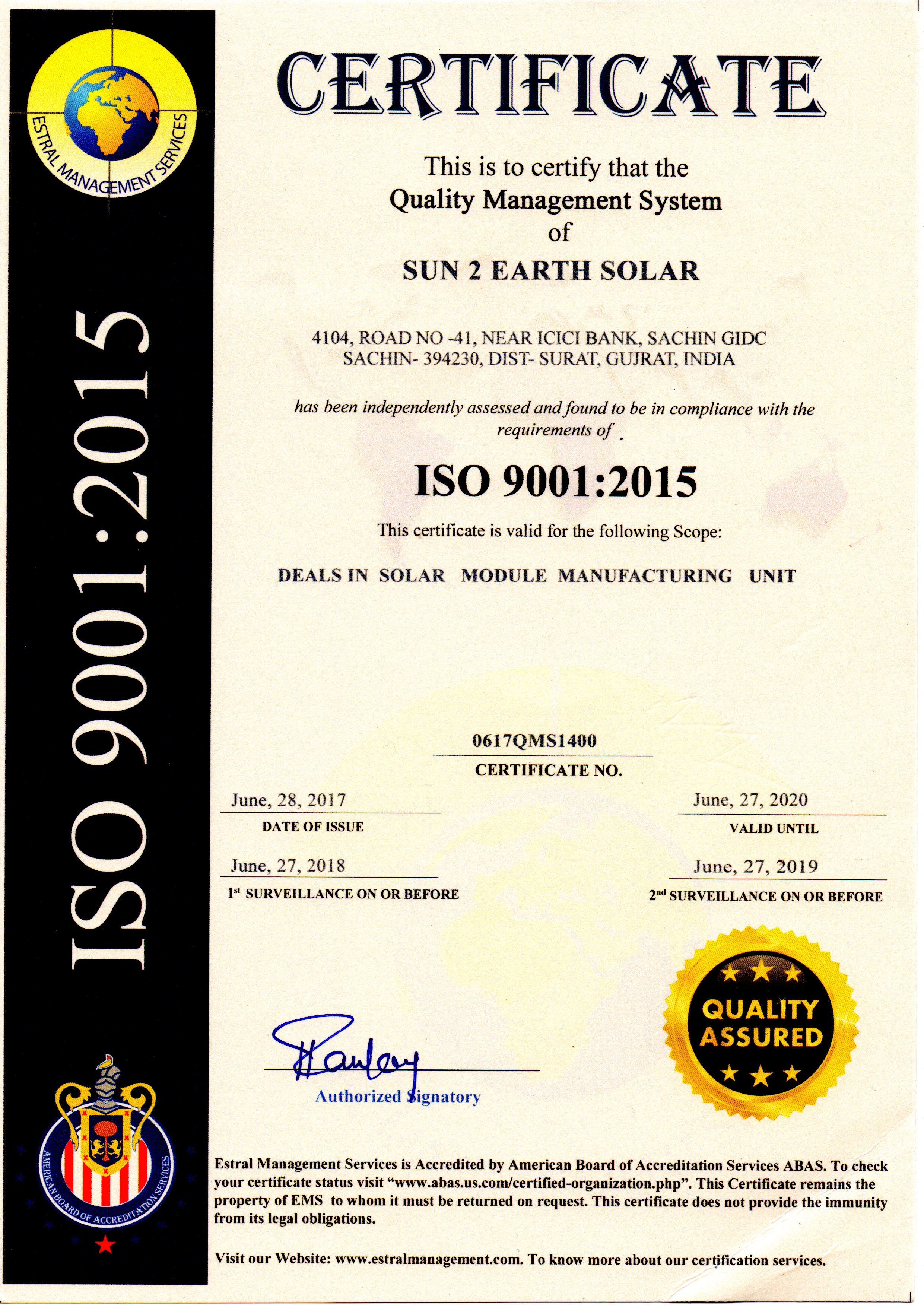 Sun2Earth Solar Download Center